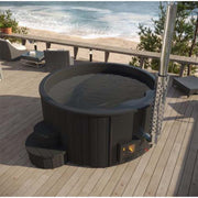 SaunaLife Model S4 Wood - Fired Hot Tub - The Sauna Solution LLC