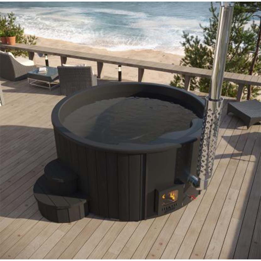 SaunaLife Model S4 Wood - Fired Hot Tub - The Sauna Solution