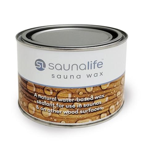SaunaLife Sauna Wood Wax, Black, 15.2oz - The Sauna Solution LLC