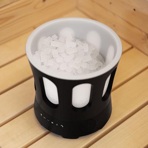 SaunaLife SaunaZone Bluetooth Speaker, Sauna Bucket, with Lights - The Sauna Solution