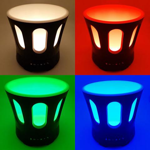 SaunaLife SaunaZone Bluetooth Speaker, Sauna Bucket, with Lights - The Sauna Solution