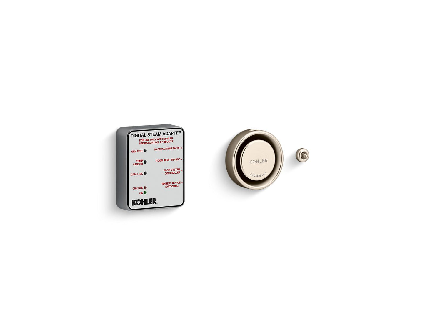 KOHLER DIGITAL STEAM ADAPTER KIT, SINGLE