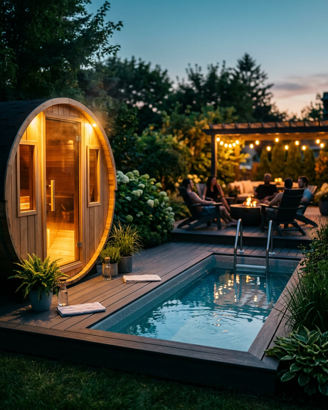 Sauna lifestyle promo photo 3