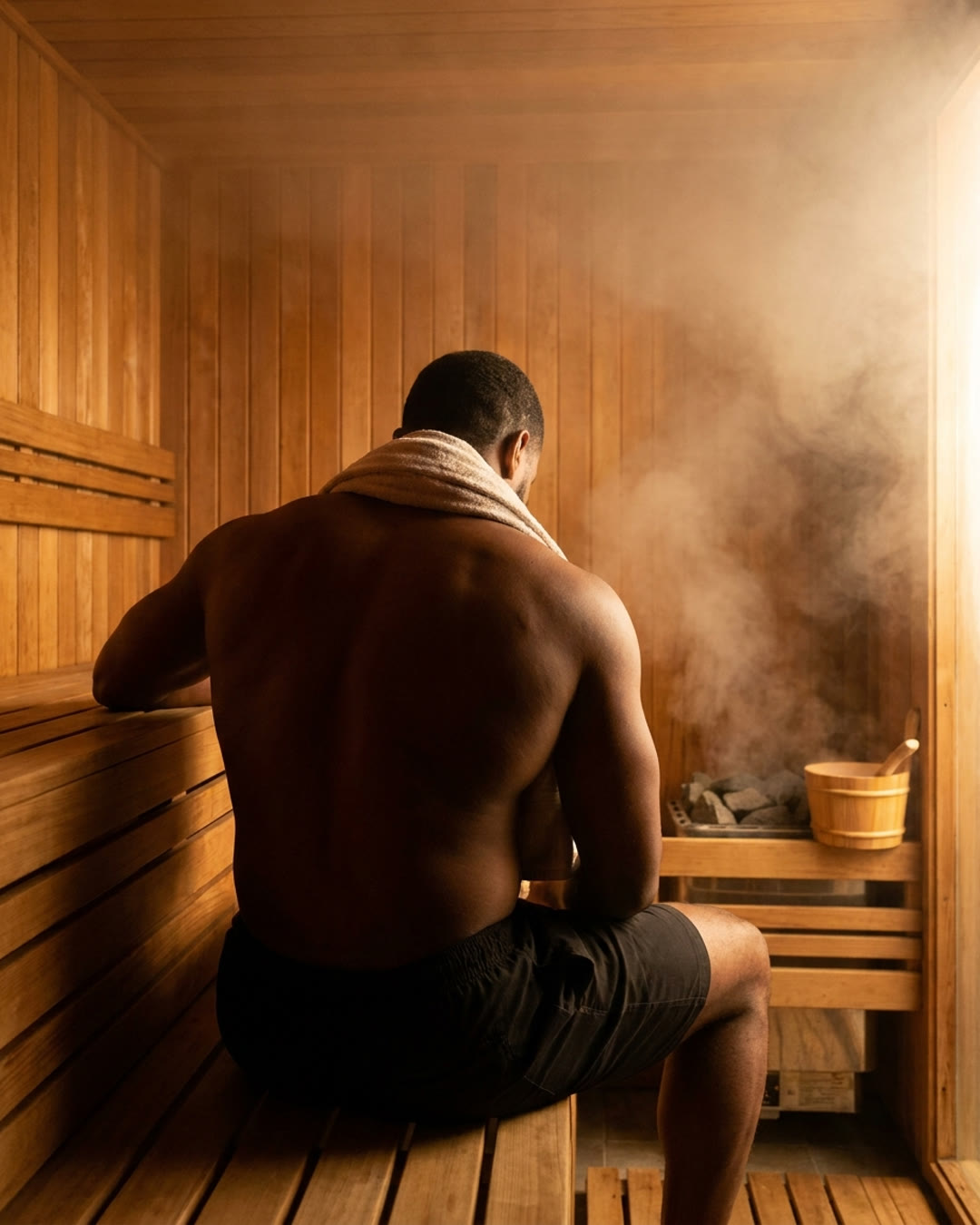 Sauna lifestyle promo photo 4