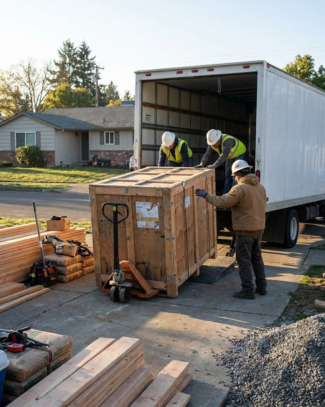 Contractor installing a sauna — trade campaign photo 9